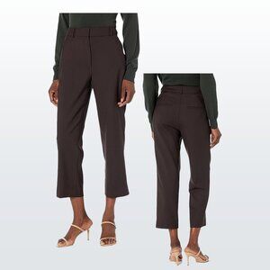 NWT Rebecca Taylor Cropped Slim Cigarette Pants
